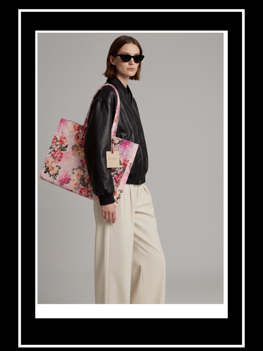 Ted Baker Pink Floral Shopper Tote